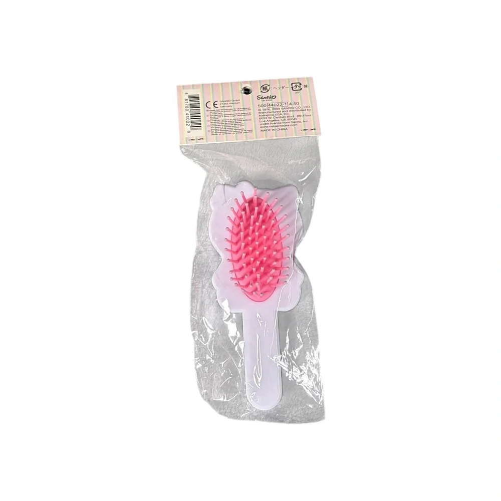 Hello Kitty Sanrio Mini Hairbrush Pink & White Kawaii Collectible Travel Sealed
